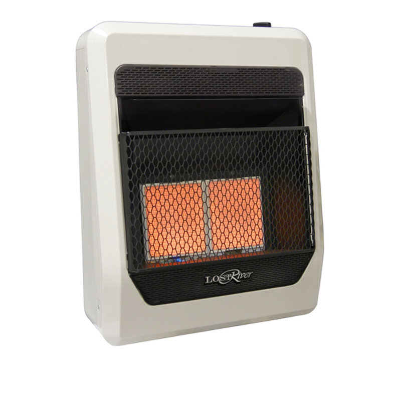 Lost River Dual Fuel Ventless Radiant Plaque Space Heater